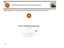 Tablet Screenshot of fluidfilmundercoaters.com